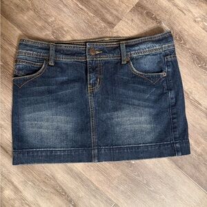 Sold!      SO Wear It Declare It- Denim Mini Skirt